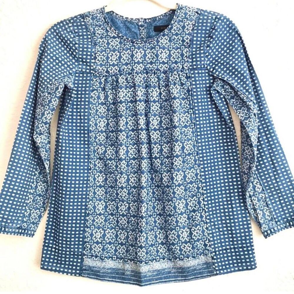 Jcrew Women's Blue Blouse